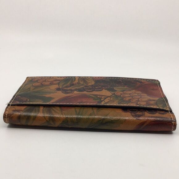 Patricia Nash floral and fruit Large Leather Wallet - Picture 16 of 16